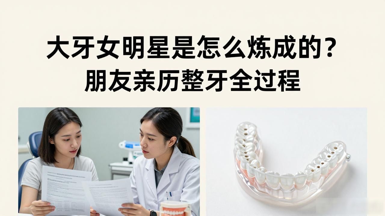 大牙女明星是怎么炼成的？朋友亲历整牙全过程