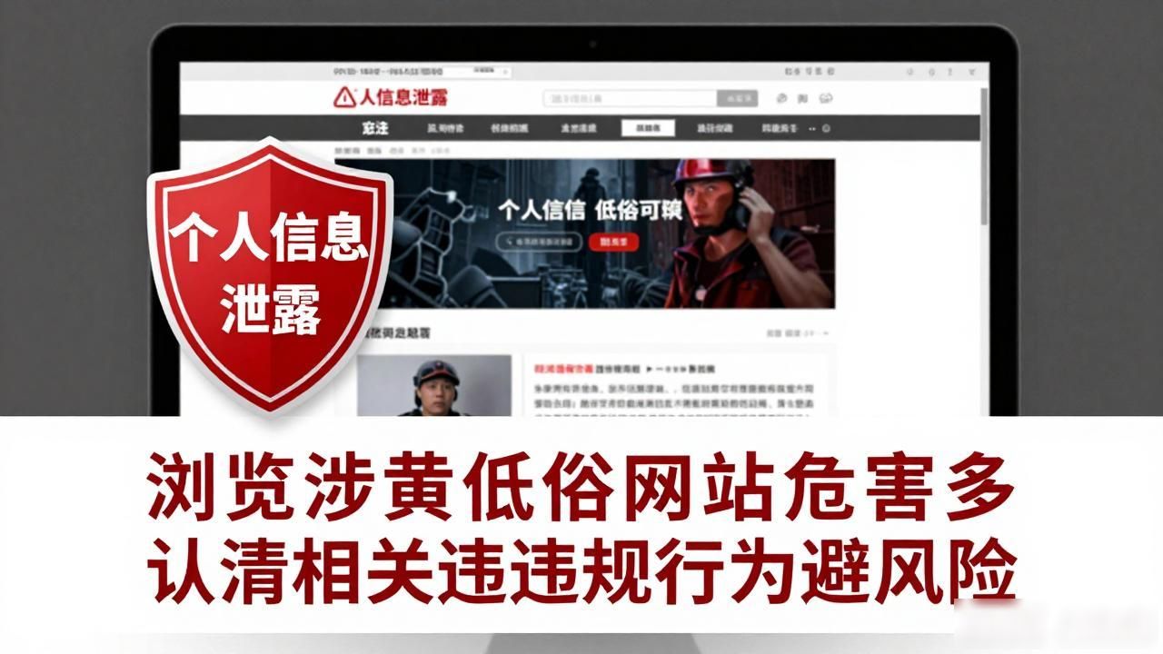 浏览涉黄低俗网站危害多 认清相关违法违规行为避风险